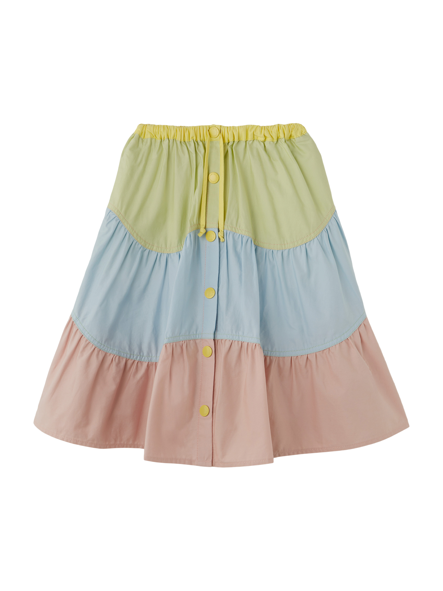 Stella McCartney Colorblock Wave Skirt - Skirts