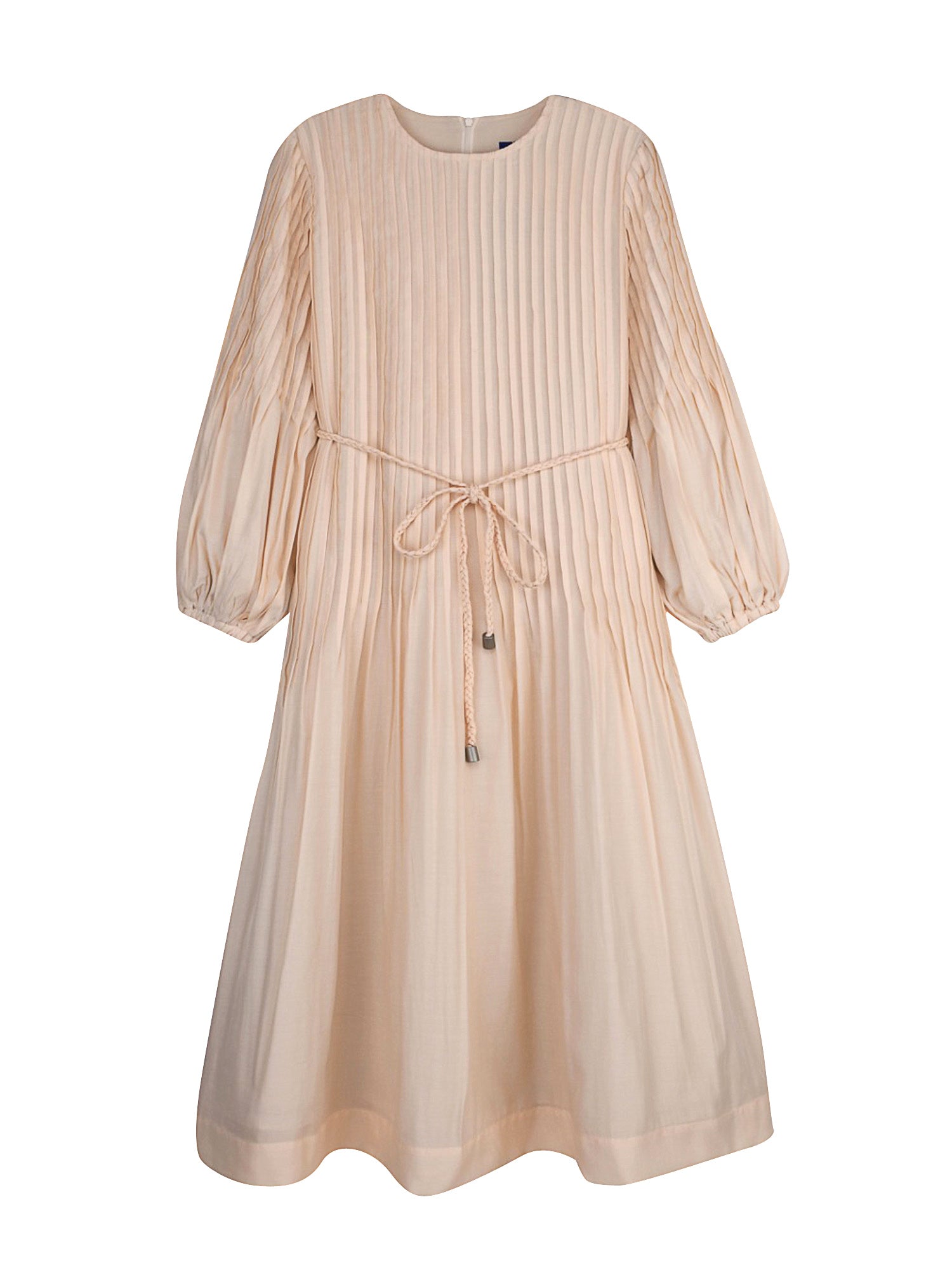 Dominic Peach Pleated Dress - Dresses