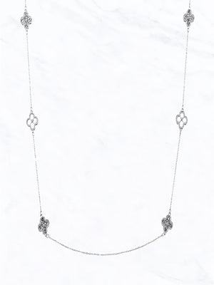 Scintillating Clover Necklace - Accessory