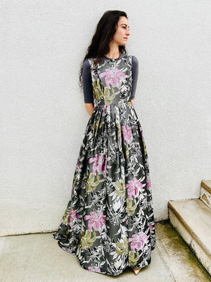 Adrianna Papell Floral Fantasy Gown - Dresses