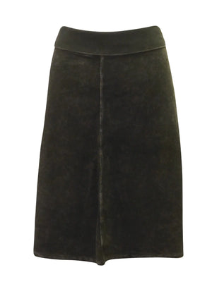 Hard Tail Forever Knee Length A-Line Rolldown Waist Skirt (Style B-126) Hard Tail