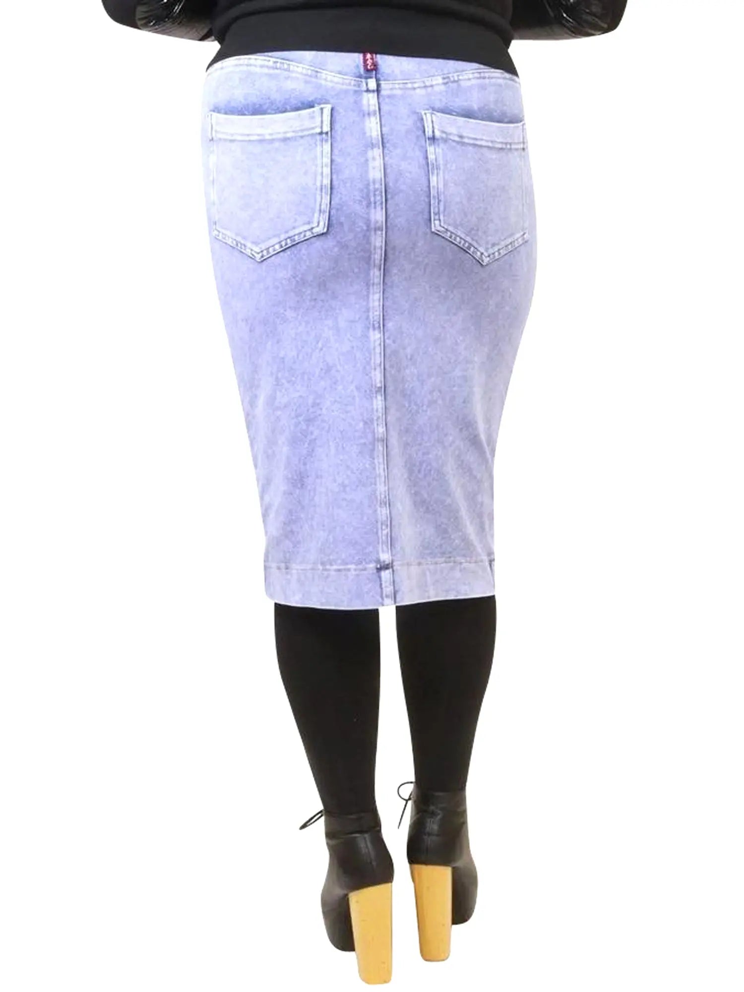 Hard Tail Roll Down Cotton Skirt B-131