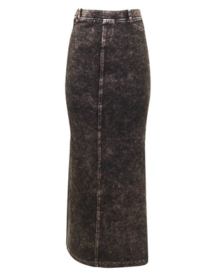 Hardtail Long Pocket Slit Skirt WJ-111 Hard Tail