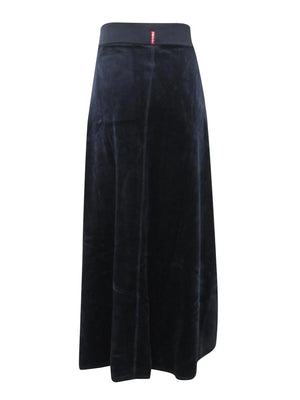 Hardtail Rolldown Waist Velour Sweep Skirt V-128 -   Designers