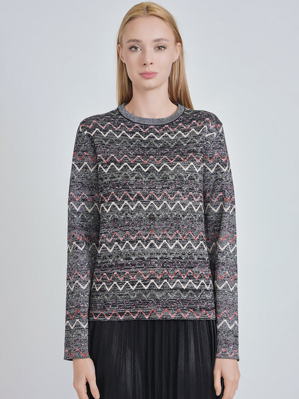 Yal Missoni Zigzag Metallic Sweater - Sweater