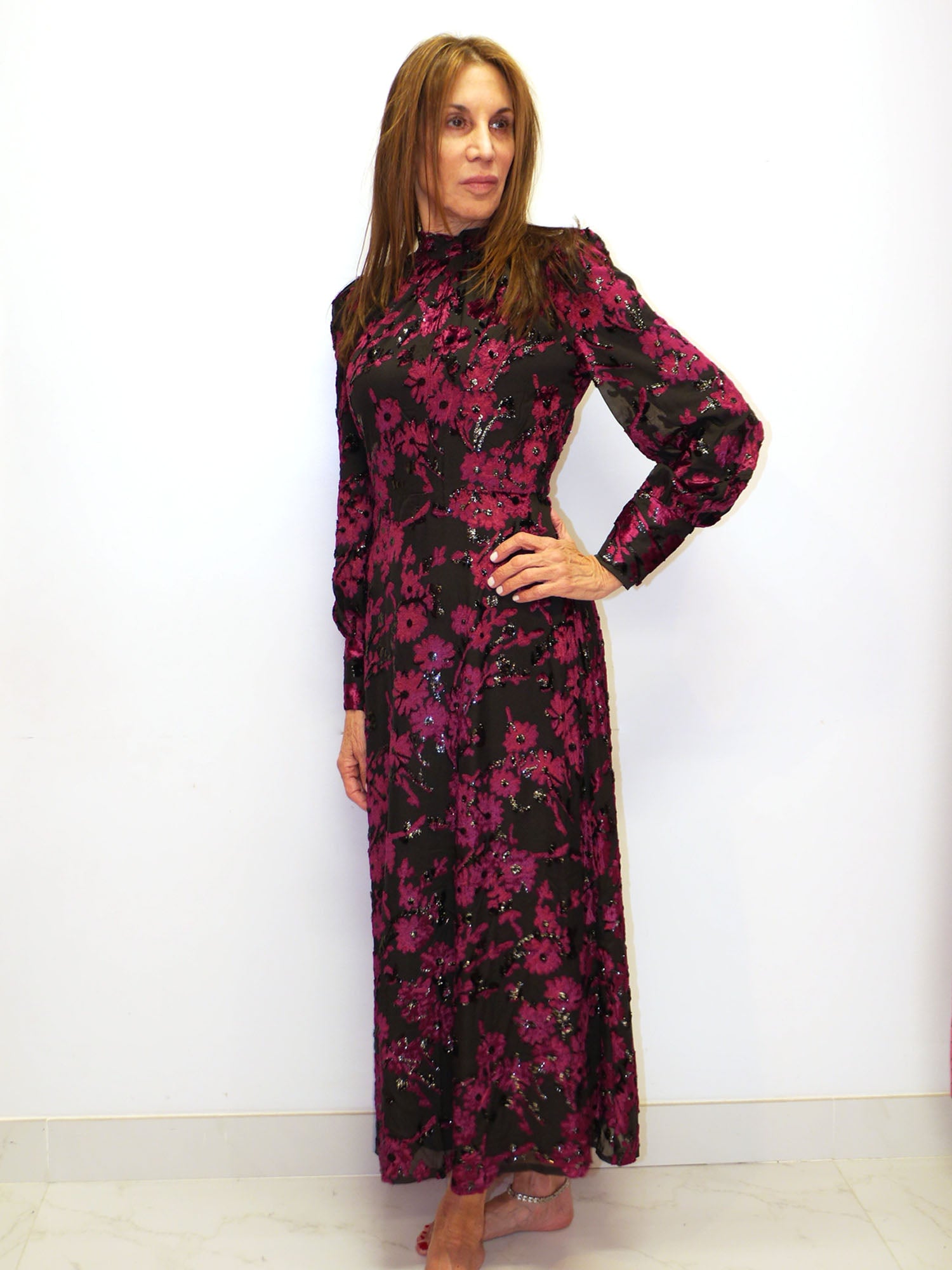 Legally Red Chassidy Paisley Dress