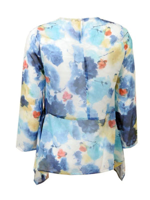 Miss Donna Floral Top -   Tops