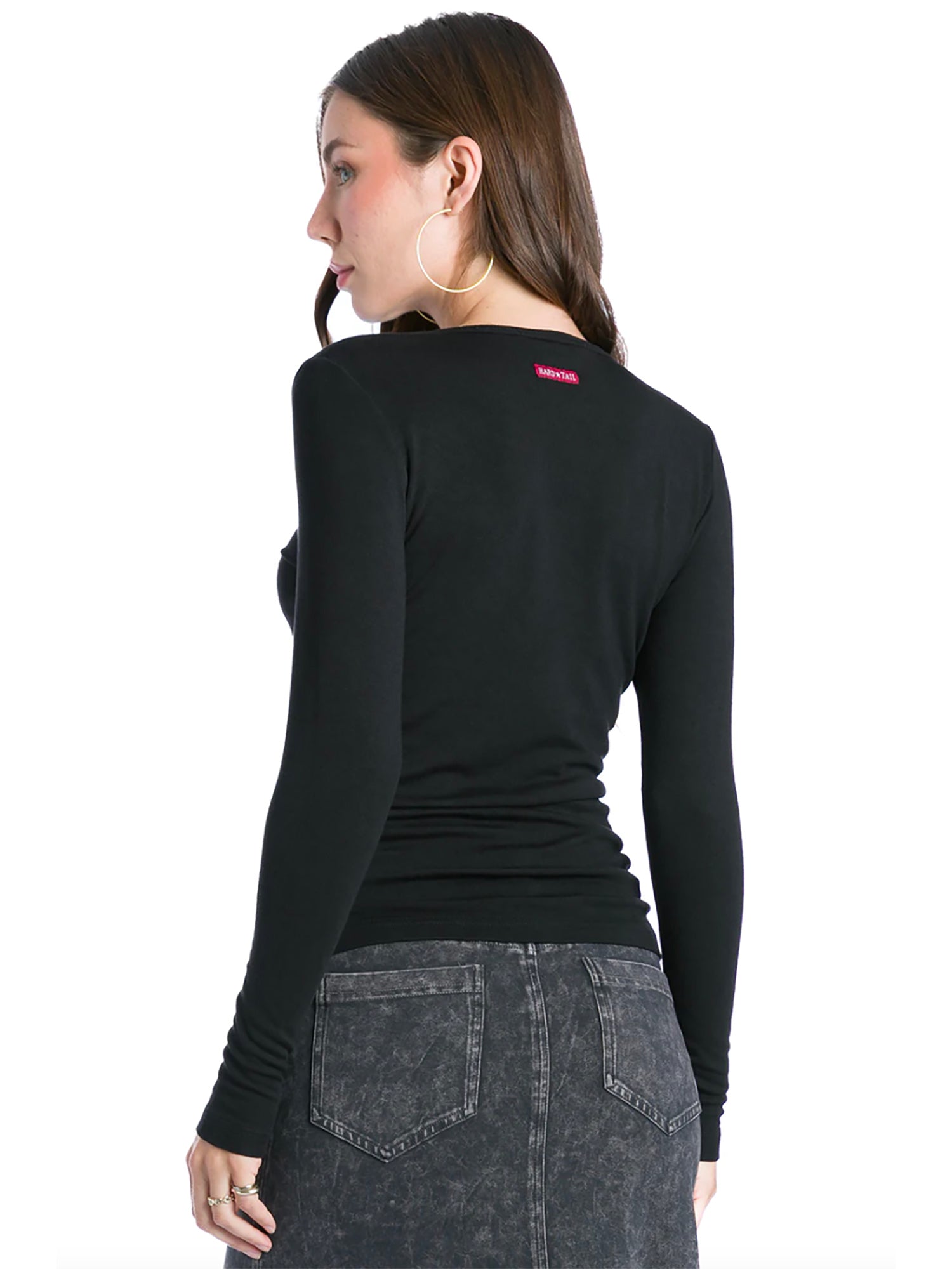Hardtail Luxe Long Sleeve Top (Style ROX-29) - Tops