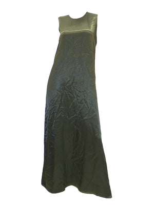 Hard Tail Satin Maxi Dress (Style: SAT-47) - Dresses