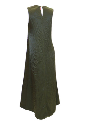 Hard Tail Satin Maxi Dress (Style: SAT-47) - Dresses