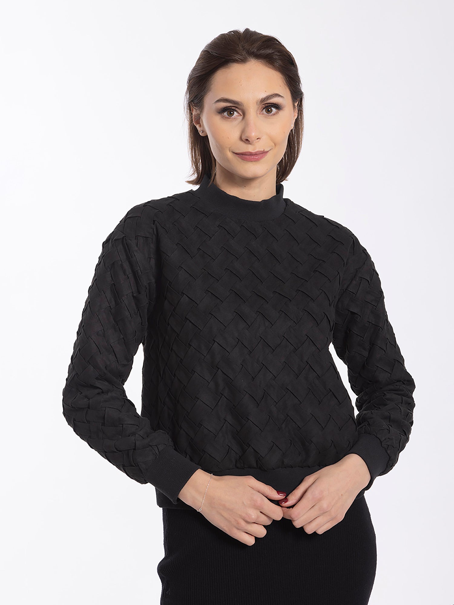 Static Woven Top - Shirts & Tops