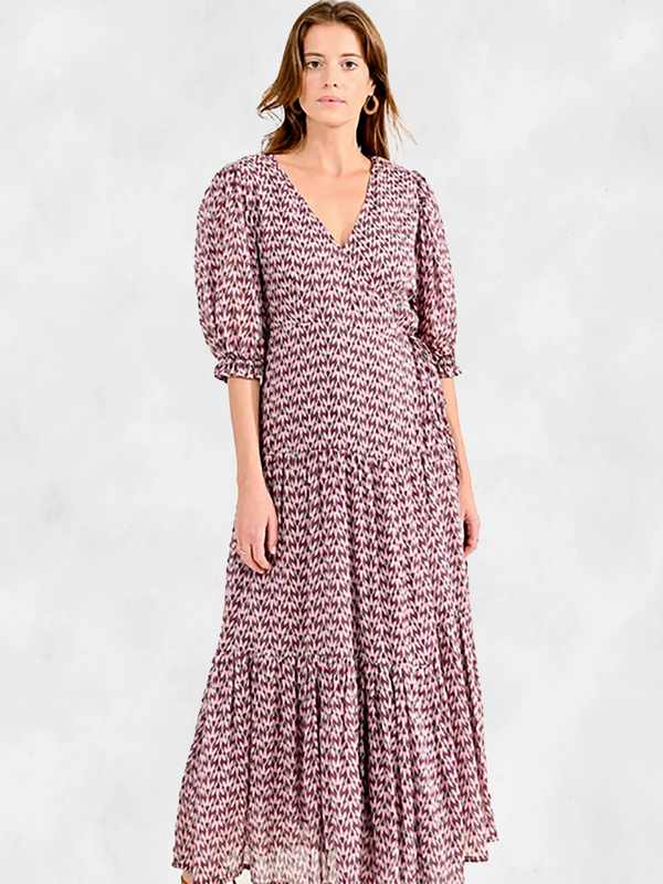 MOLLY BRACKEN Short printed dress, in cotton