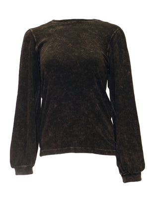 Hard Tail Bella Long Puff Sleeve Top (Style: T-234) - Tops