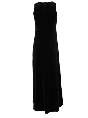 Hard Tail Velour Maxi Dress (Style: V-186) - Dresses