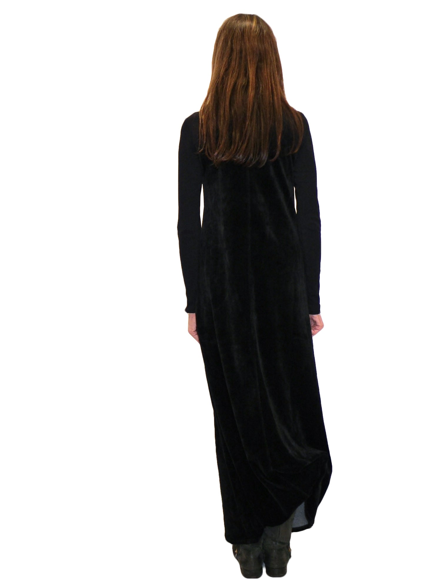 Hard Tail Velour Maxi Dress (Style: V-186)