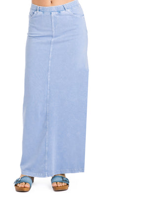 Hard Tail Denim A-Line Maxi Skirt (Style WJ-128) Hard Tail