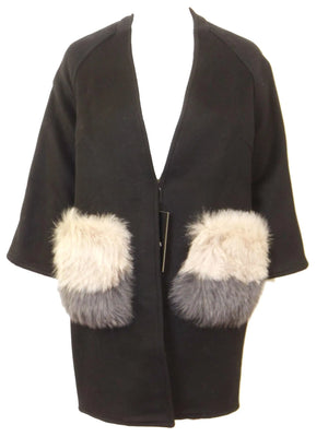 Wear & Flair Prada Fur Pocket Jacket -   Designers