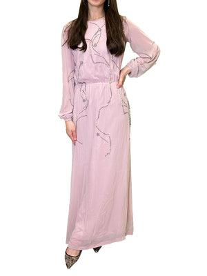Bianco Nero Kiro Chiffon Studded Dress - Dresses