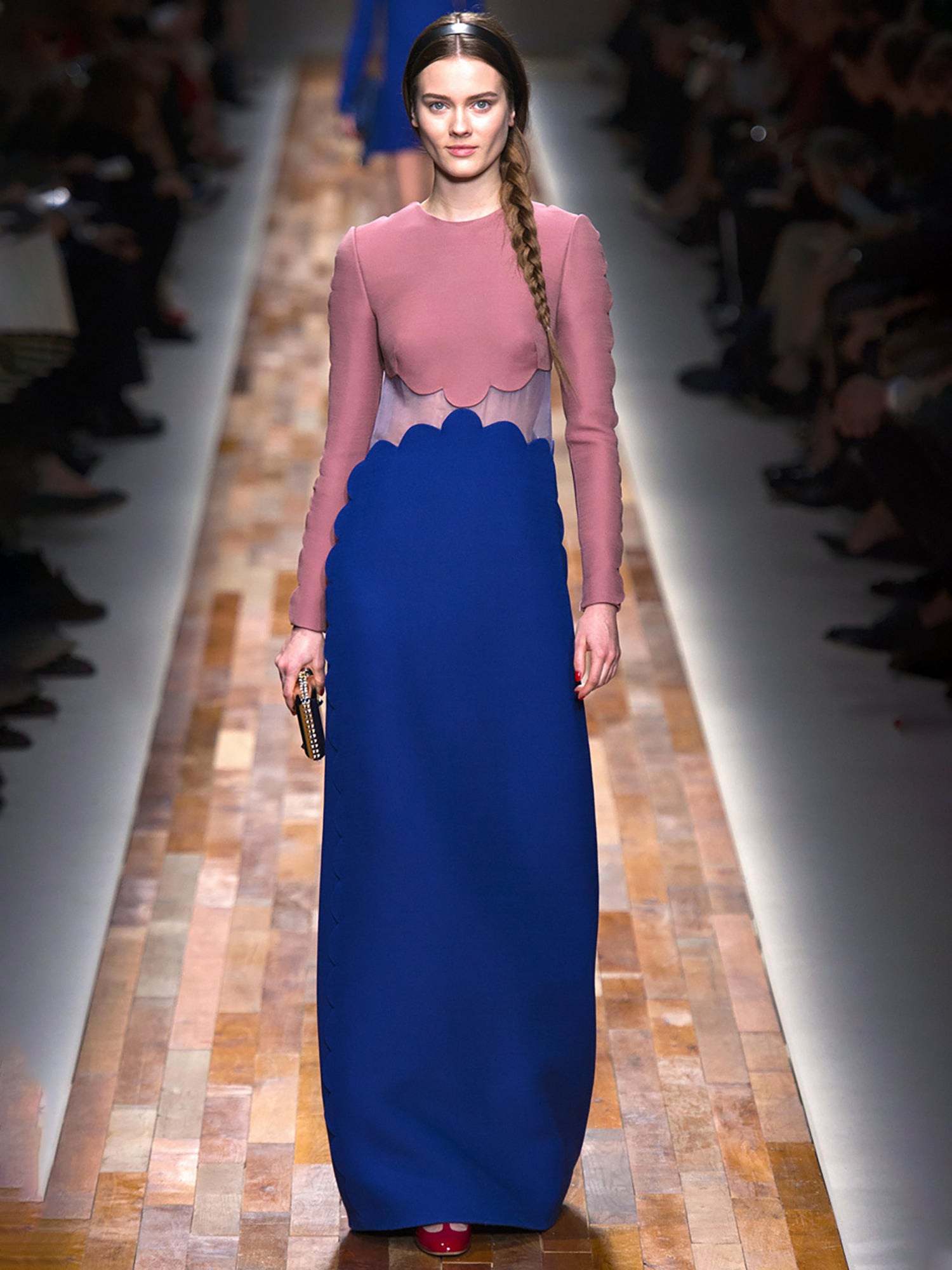 Valentino Couture Color-Block Gown - Gown