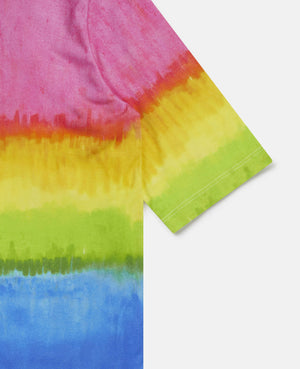 Stella McCartney Rainbow Fringed Jersey Dress