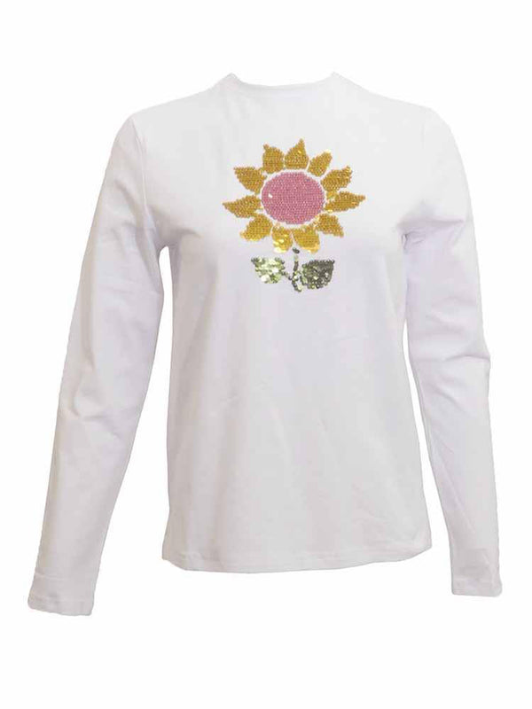 Kathie k Long Sleeve Flower T-shirt Kathie K