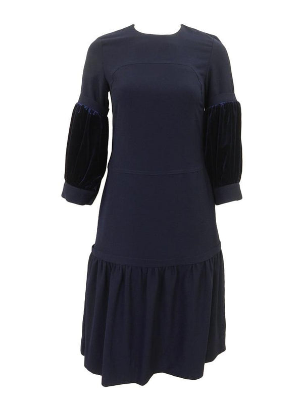 Noir Velvet Sleeve dress
