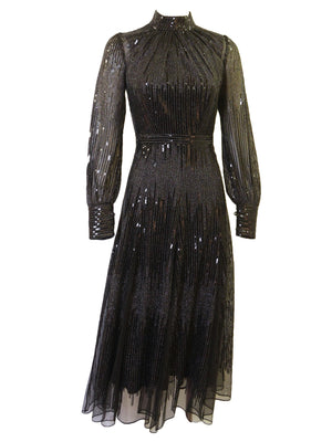 Nora Noh Sequin Tulle Dress