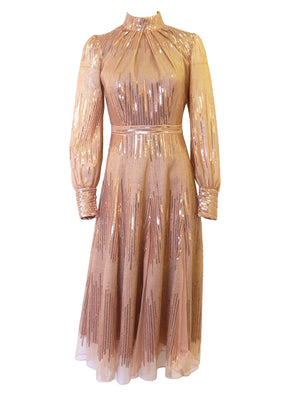 Nora Noh Sequin Tulle Dress
