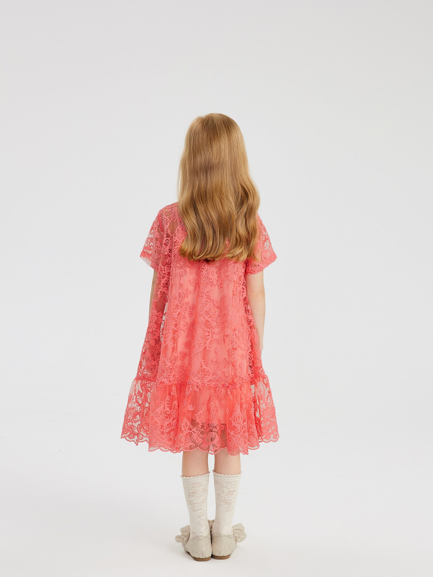 JNBY Lace Ruffle Bottom Dress - Dresses