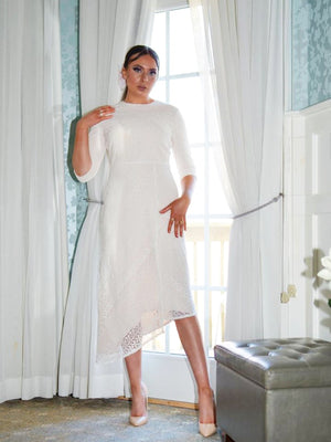 Esteem Isabella Asymmetric Wrap Dress - Dresses