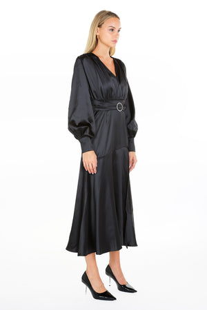 Beulah Stain Maxi Dress With O-Ring