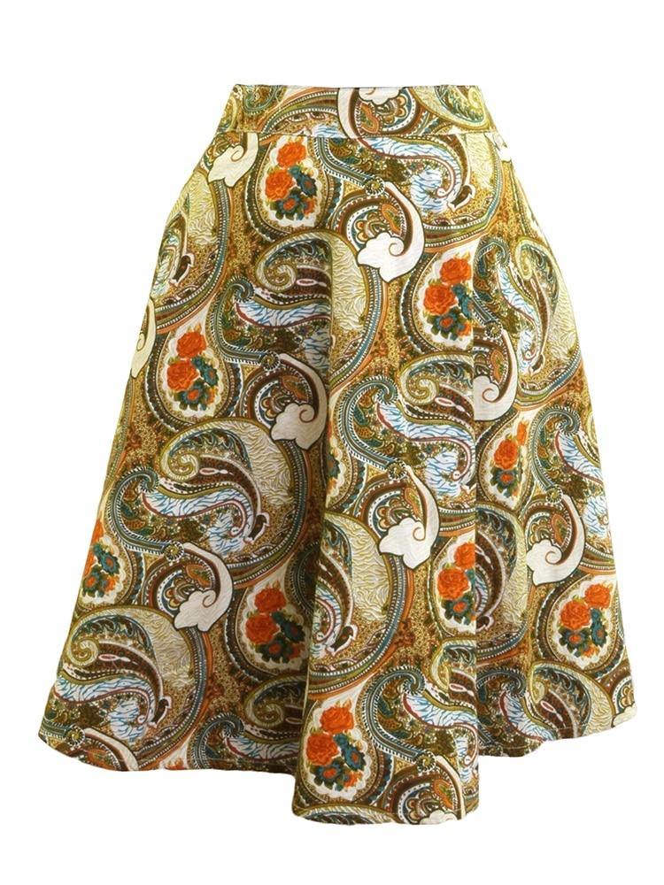 Miss Donna Junior Paisley Floral Skirt 