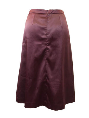 Myth Satin A-line Skirt
