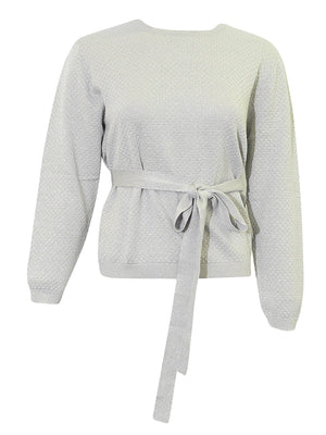 Jamie Belted Knit Sweater