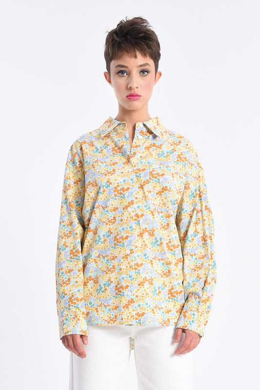 Molly Bracken Allover Floral Print Shirt