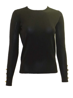 Profile NYC Gold Button Sweater - Tops