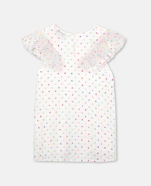 Stella McCartney Embroidered Dots Tulle Top Front1