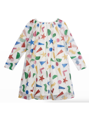 Stella McCartney Glitter Stickers Tulle Dress - Dresses