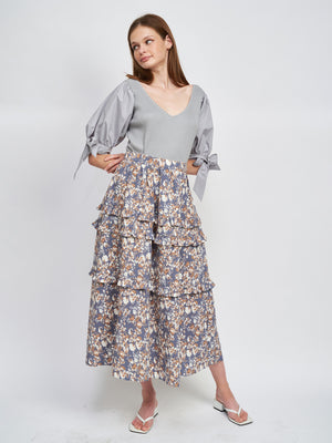 En Saison Floral Maxi Skirt - Skirts