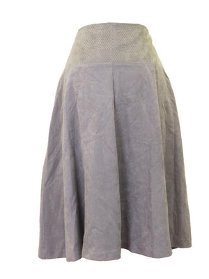 Myth Perforated Suede Skirt vendor-unknown