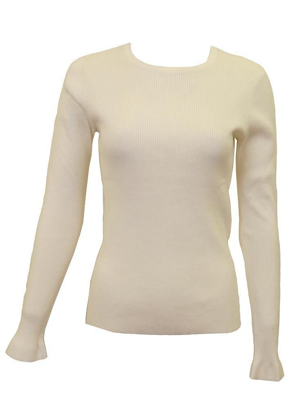 Meli Basic Cream Sweater