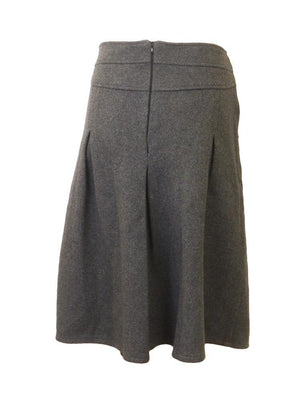 The Cue Wool Pleat Skirt vendor-unknown
