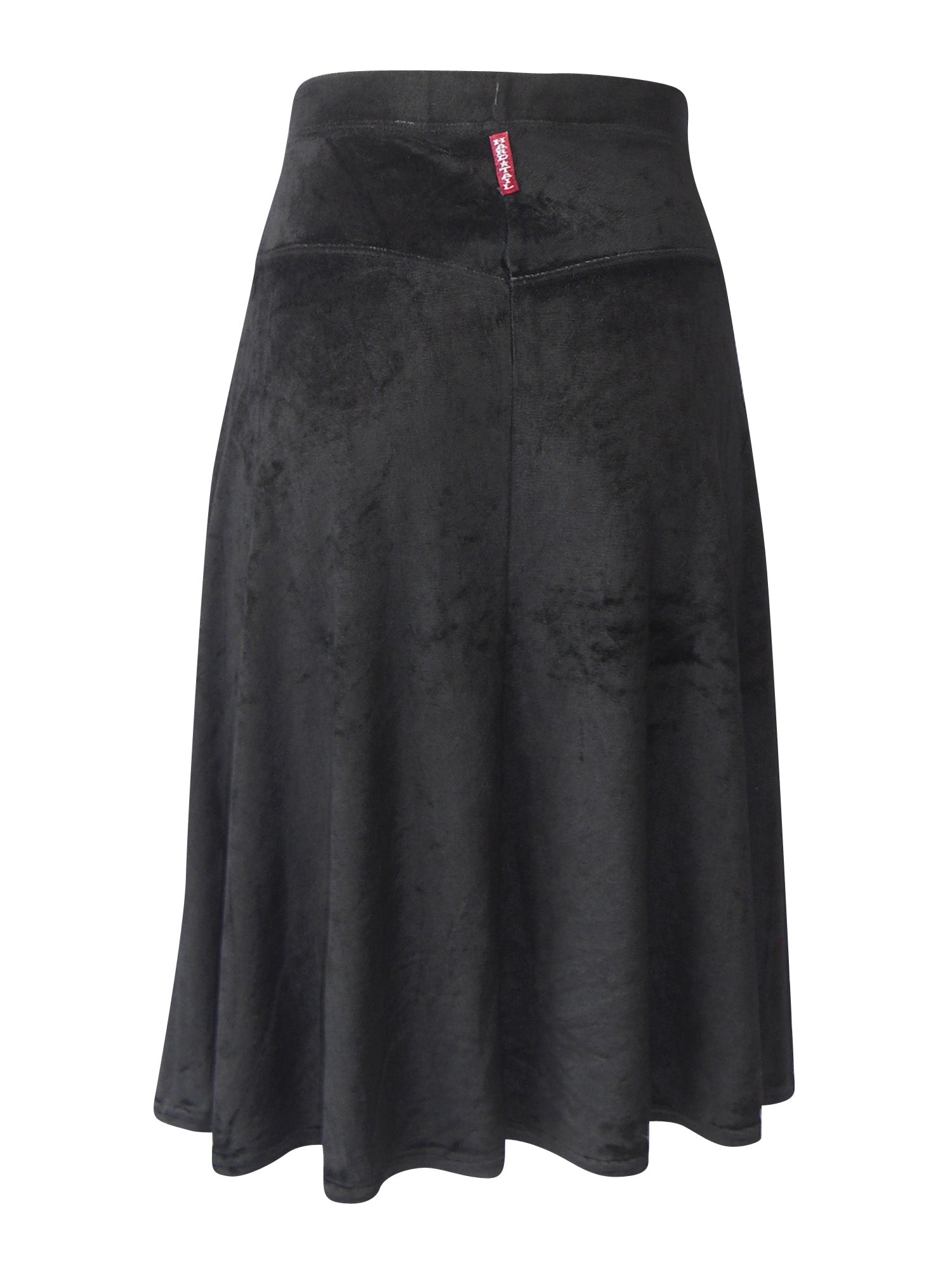 Hard Tail High Waist Velour Skirt (Style: PANE-09) - Skirts