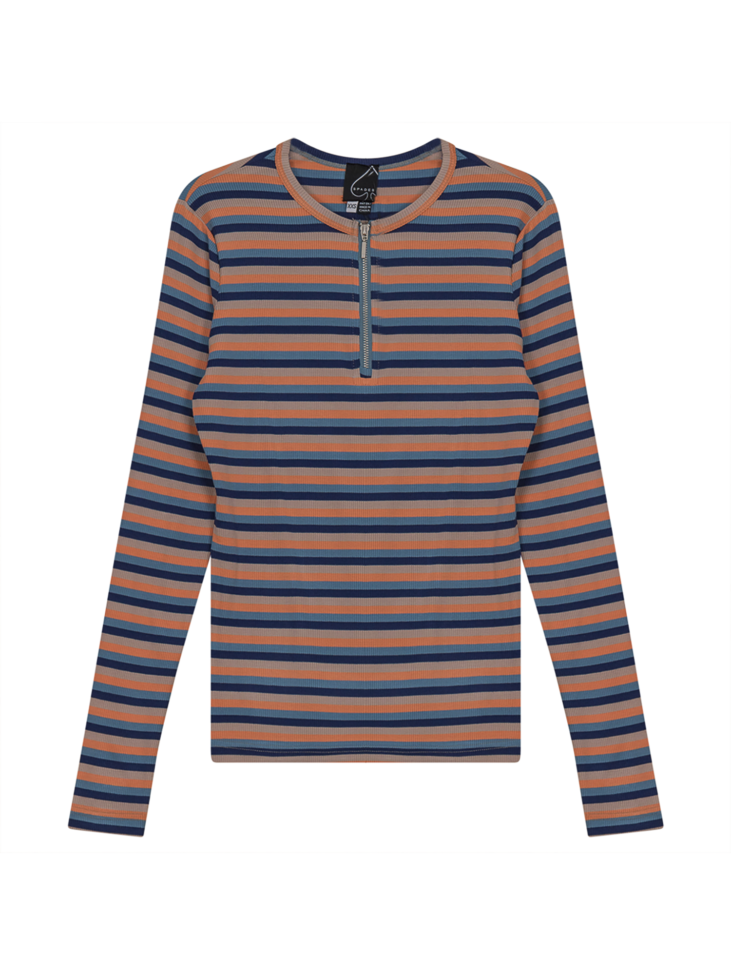 Striped sales henley shirt