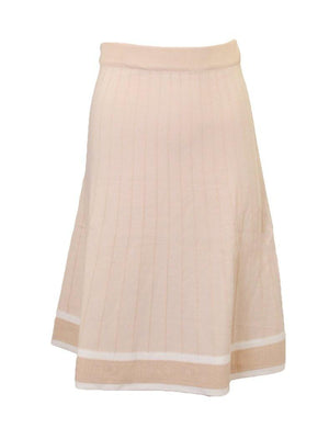 Paisley Knit A-line Skirt - PinkOrchidFashion