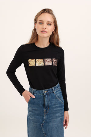 ORD Square Sequins Top