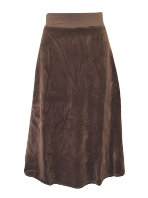 Hard Tail Velour Full Skirt (V-195)