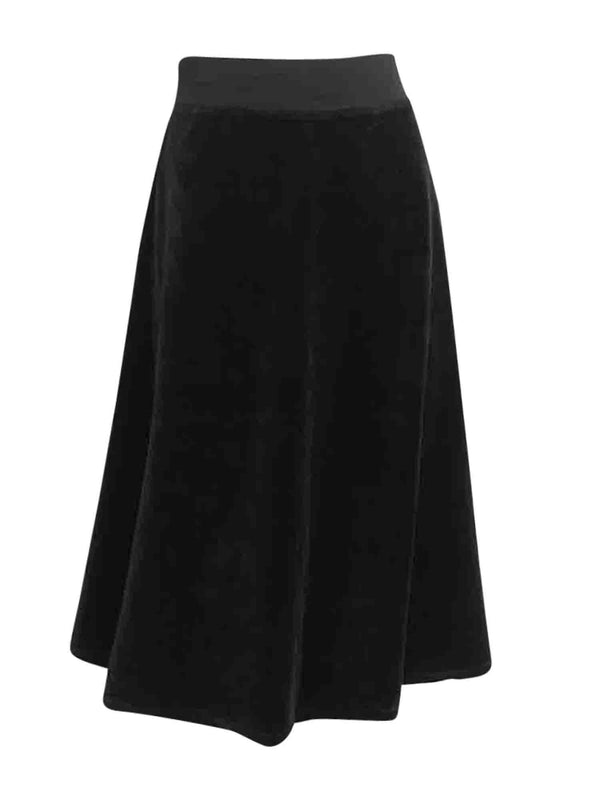 Hard Tail Velour Full Skirt (V-195) - Skirts