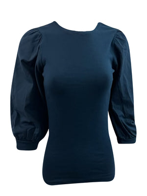 Hardtail 3/4 Puff Sleeve Top (Style VG-199) - Tops