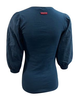Hardtail 3/4 Puff Sleeve Top (Style VG-199)